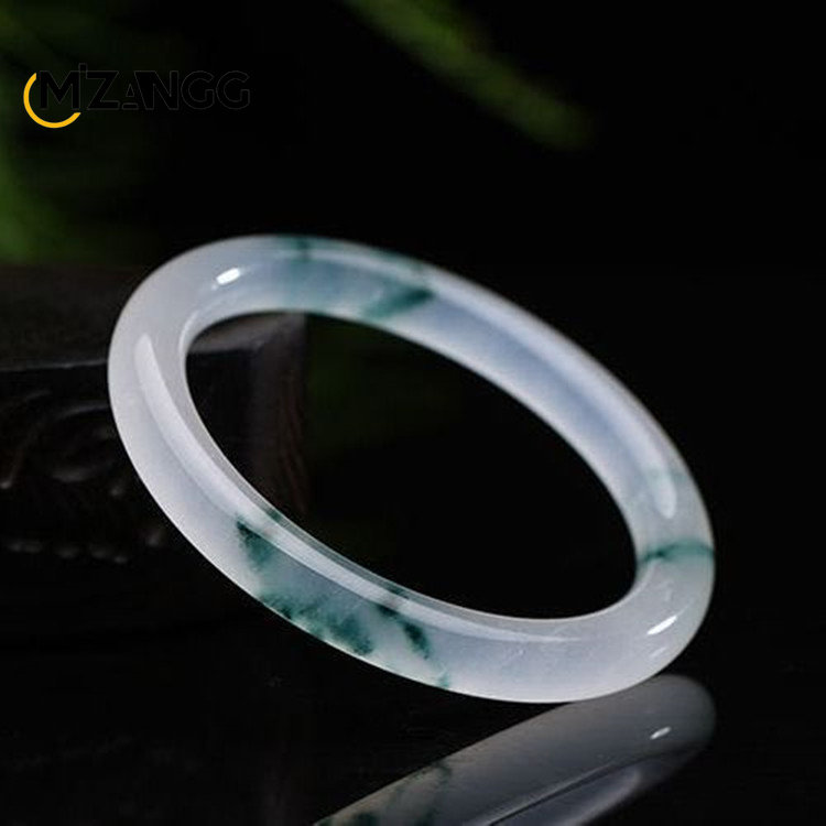 Natural Green Jadeite Bangle J - Men'S Vegan Accessories recension och pris