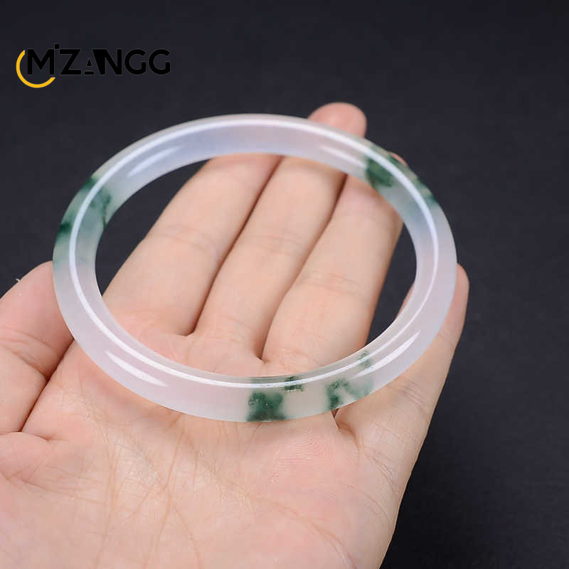 Natural Green Jadeite Bangle J - Men'S Vegan Accessories recension och pris
