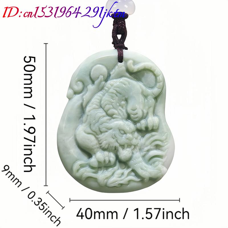 Green Natural Real Jade Tiger  - Men'S Mens Accessories recension och pris
