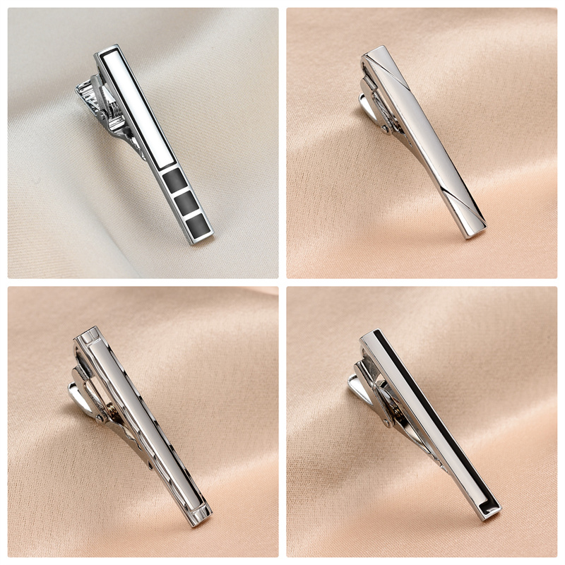 8 PCS Short Tie Clips Set With - Cufflink Box Set recension och pris