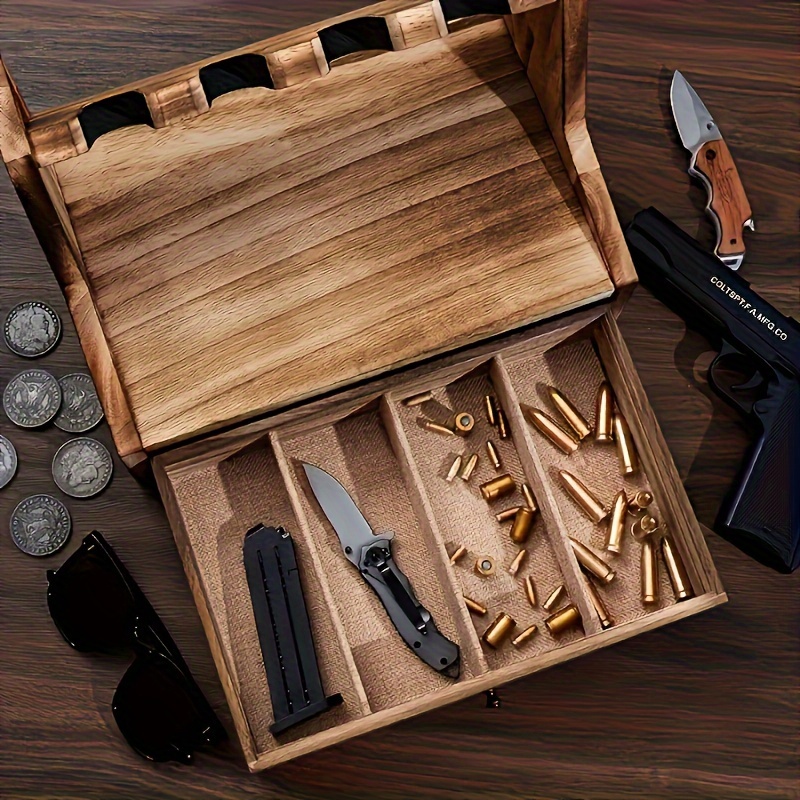 Solid Wood Pistol Storage Stan - Men Accessories Store recension och pris