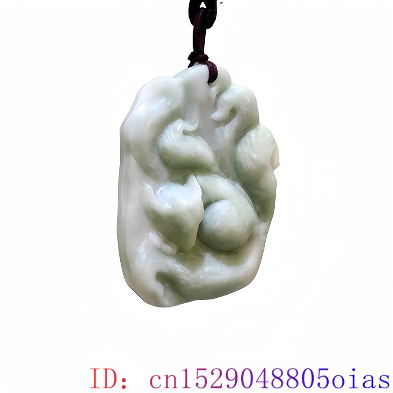 Natural Real Jade Fox Pendant  - Men'S Mens Accessories recension och pris